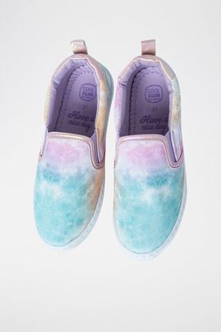Slip-ons tie and dye Paars