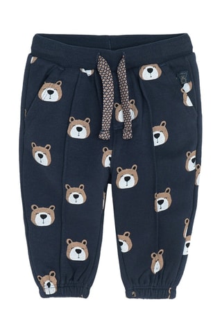Joggingbroek - Marineblauw en Lichtbruin