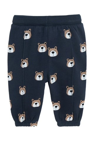 Joggingbroek - Marineblauw en Lichtbruin