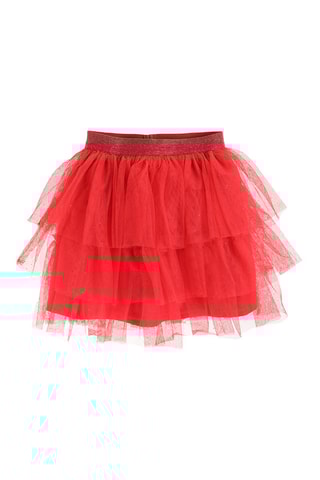 Rok met Ruches Rood