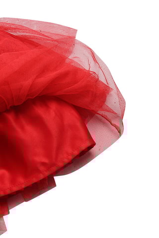Rok met Ruches Rood