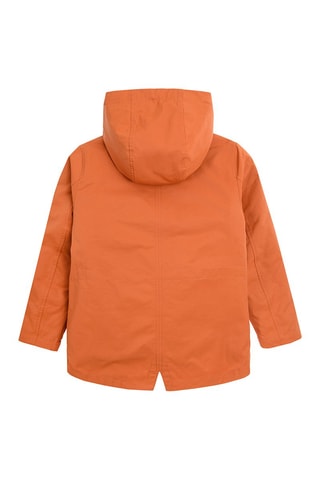 Parka met Afneembare Gewatteerde Jas - 
Oranje en Zwart