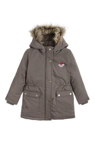 Parka met Capuchon - Taupe