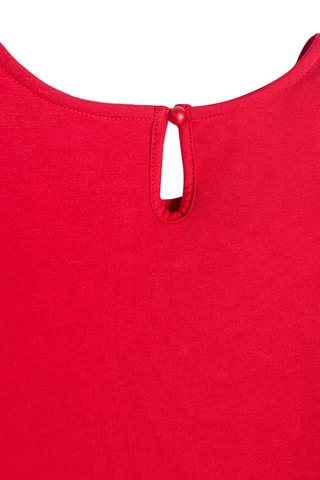 Jurk met Ruches - Rood