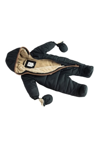 Skipakje met capuchon - Zwart