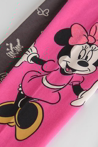 2 Leggings Minnie Disney - Roze en Bruin