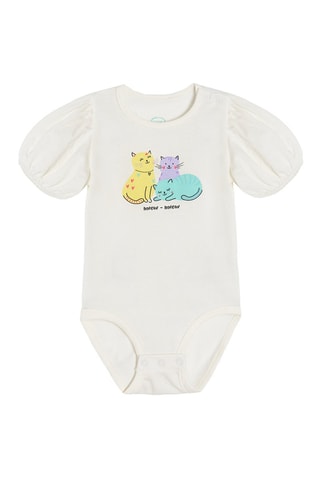 Rompertje en Broek Wit en Turquoise