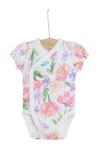 2 Rompertjes Wit en Roze