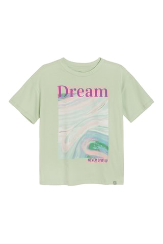 T-shirt - Gemêleerd Zeegroen