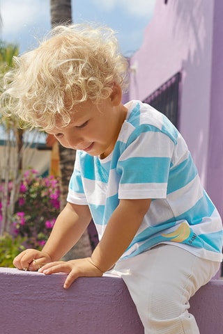 3 T-shirts Turquoise, Zeegroen en Lichtgroen