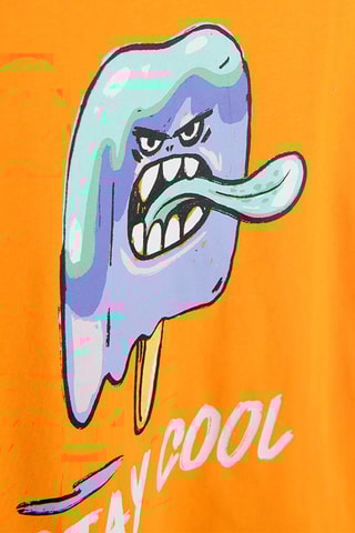 T-shirt. Oranje
