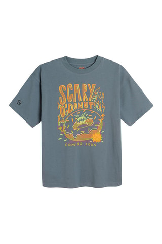 T-shirt. Grijs