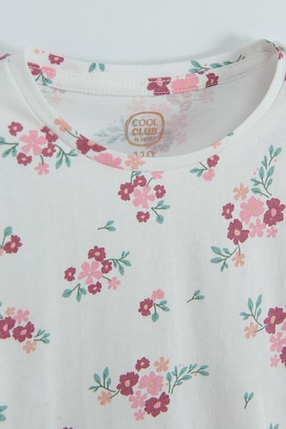 2 T-shirts - Wit en Lichtroze
