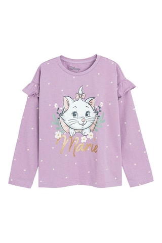 T-shirt Marie De Aristokatten Disney - Paars
