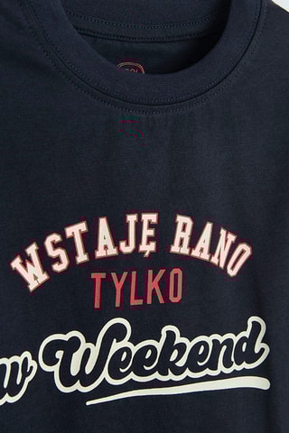 T-shirt - Nachtblauw