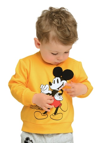 Sweater Mickey Disney - Geel