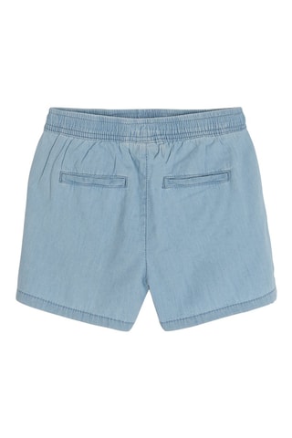 Short en jean Bleu