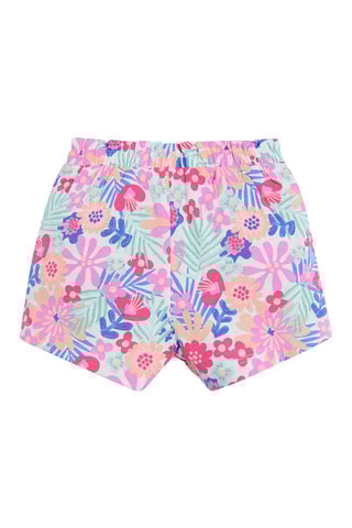 2 Shorts Indigoblauw en Wit