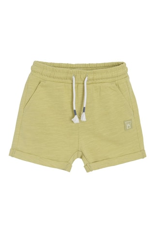 Short Gemêleerd Olijfgroen