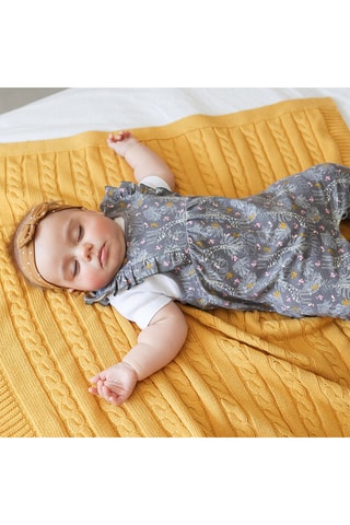 Biologisch Katoenen Jumpsuit Antraciet en Wit