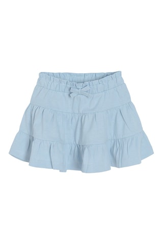 T-shirt en Rok Wit en Blauw