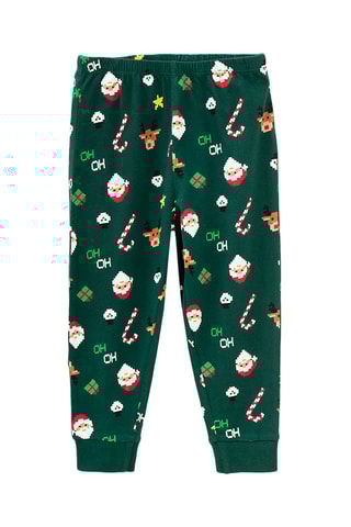 Pyjama - Donkergroen