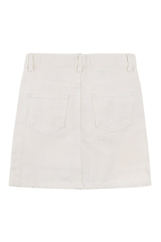 Jupe en jean Blanc