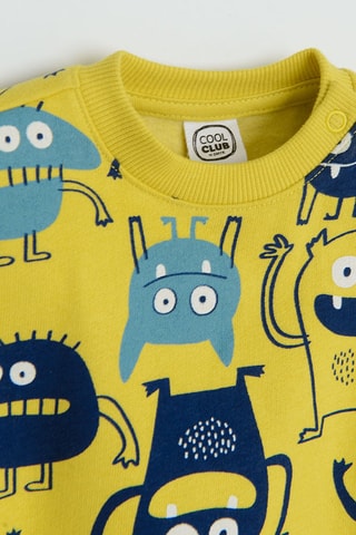 Sweat et jogging - Jaune et bleu clair
