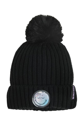 Muts Smiley - Zwart
