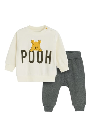 Sweater en Joggingbroek Winnie de Poeh Disney - Wit