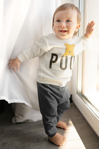 Sweater en Joggingbroek Winnie de Poeh Disney - Wit