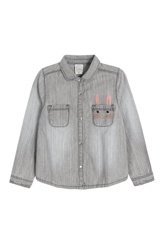 Spijkerblouse - Grijs