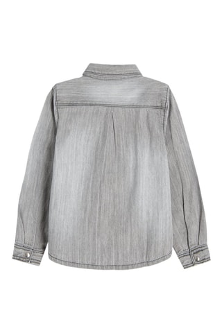 Spijkerblouse - Grijs