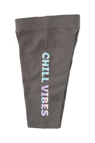 2 Leggings Antraciet en Roze