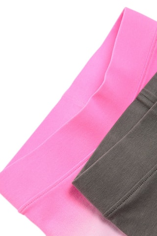 2 Leggings Antraciet en Roze