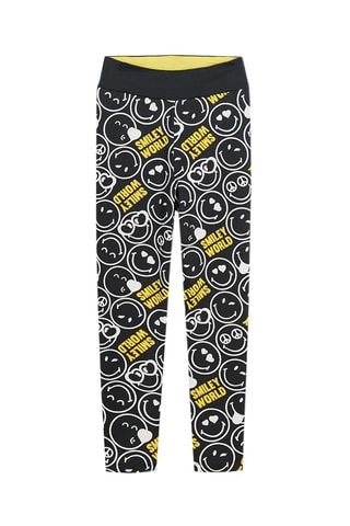 2 Leggings - Zwart en Geel