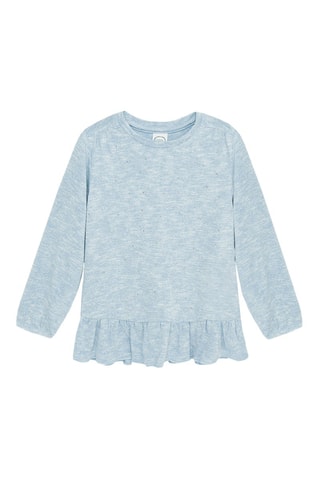 T-shirt - Gemêleerd Hemelsblauw