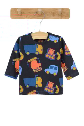 3 T-shirts - Wit en Blauw