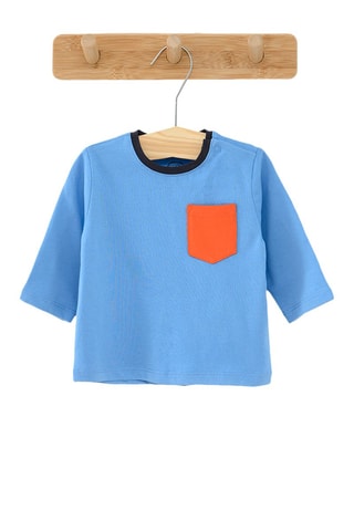 3 T-shirts - Wit en Blauw