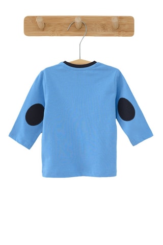 3 T-shirts - Wit en Blauw