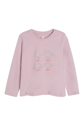 2 T-shirts - Ecru en Poederroze