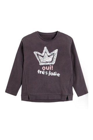 T-shirt Antraciet