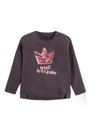 T-shirt Antraciet