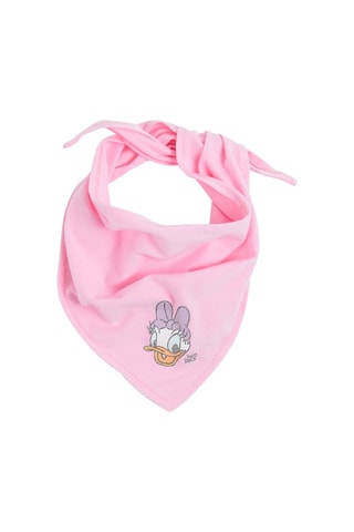 2 foulards Daisy Disney rose et gris clair