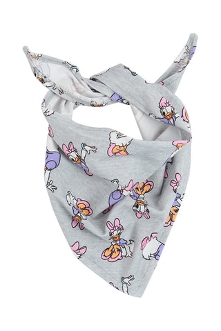 2 foulards Daisy Disney rose et gris clair