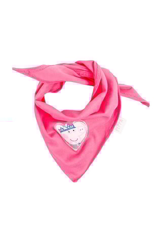 2 foulards Peppa Pig Fuchsia et bleu marine