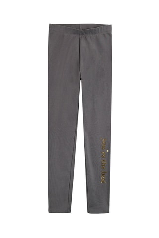 2 Leggings Zwart en Antraciet