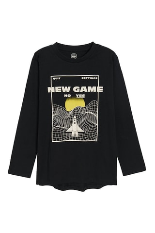 T-shirt Zwart