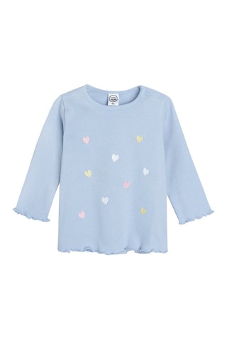 T-shirt Lichtblauw