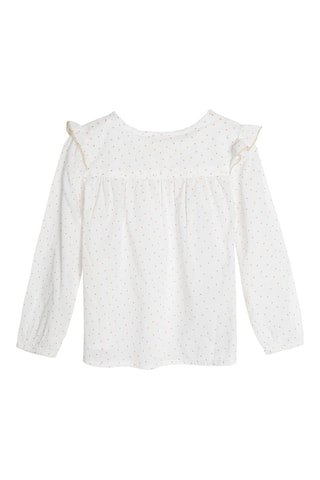 Top Ecru en Zalmroze